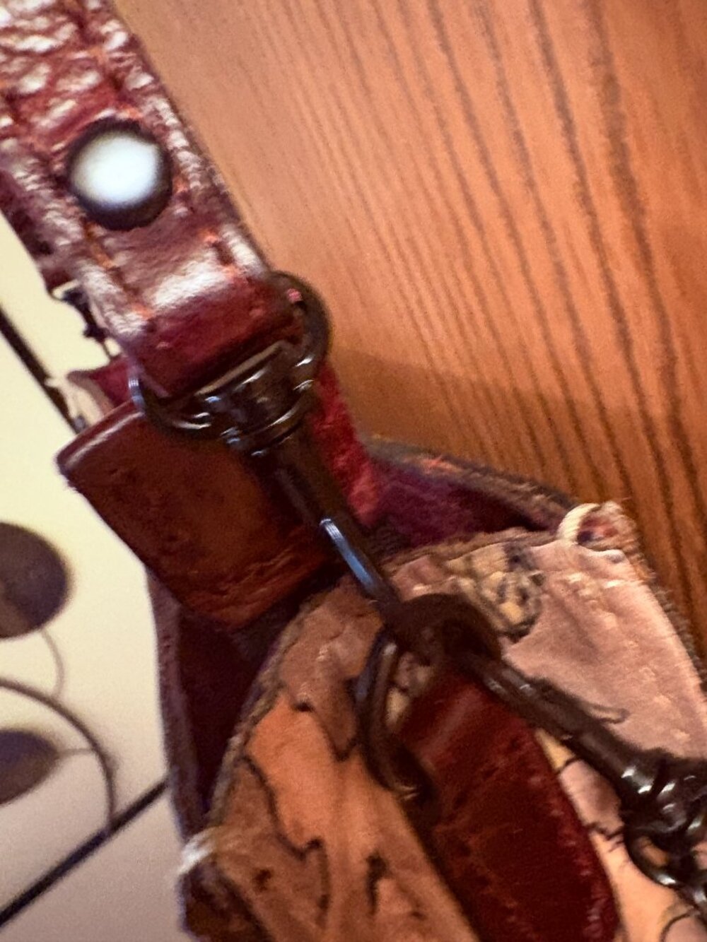 Like New Patricia Nash Dusty Rose Messenger/Crossbody & shoulder straps - Picture 13 of 14